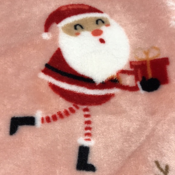 Christmas Cozy Blanket Snowmen Snow Santa Adorable So Soft NEW FINA… - Picture 8 of 9